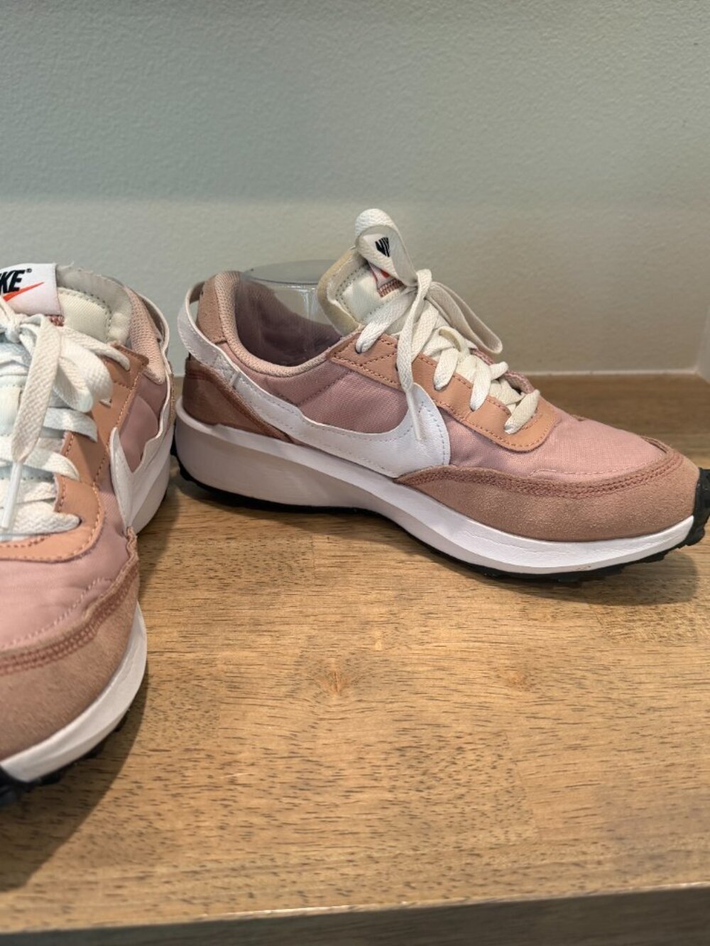 Nike Waffle Debut Pink Oxford White Sneakers Shoes DH9523-600 Women's Size 8 - Picture 6 of 11